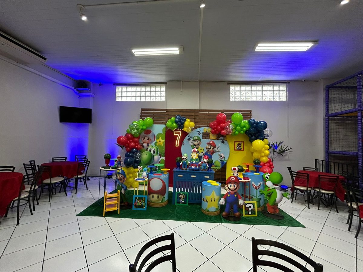 Decoração tema Super Mário